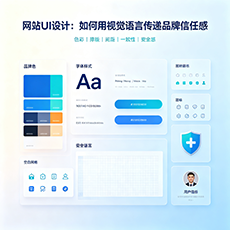 凉山建站-网站UI设计：如何用视觉语言传递品牌信任感