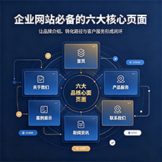 凉山建站-企业网站必备的六大核心页面