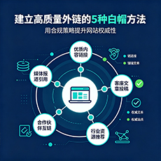 凉山建站-建立高质量外链的5种白帽方法